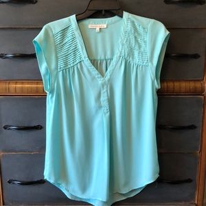 Teal blouse